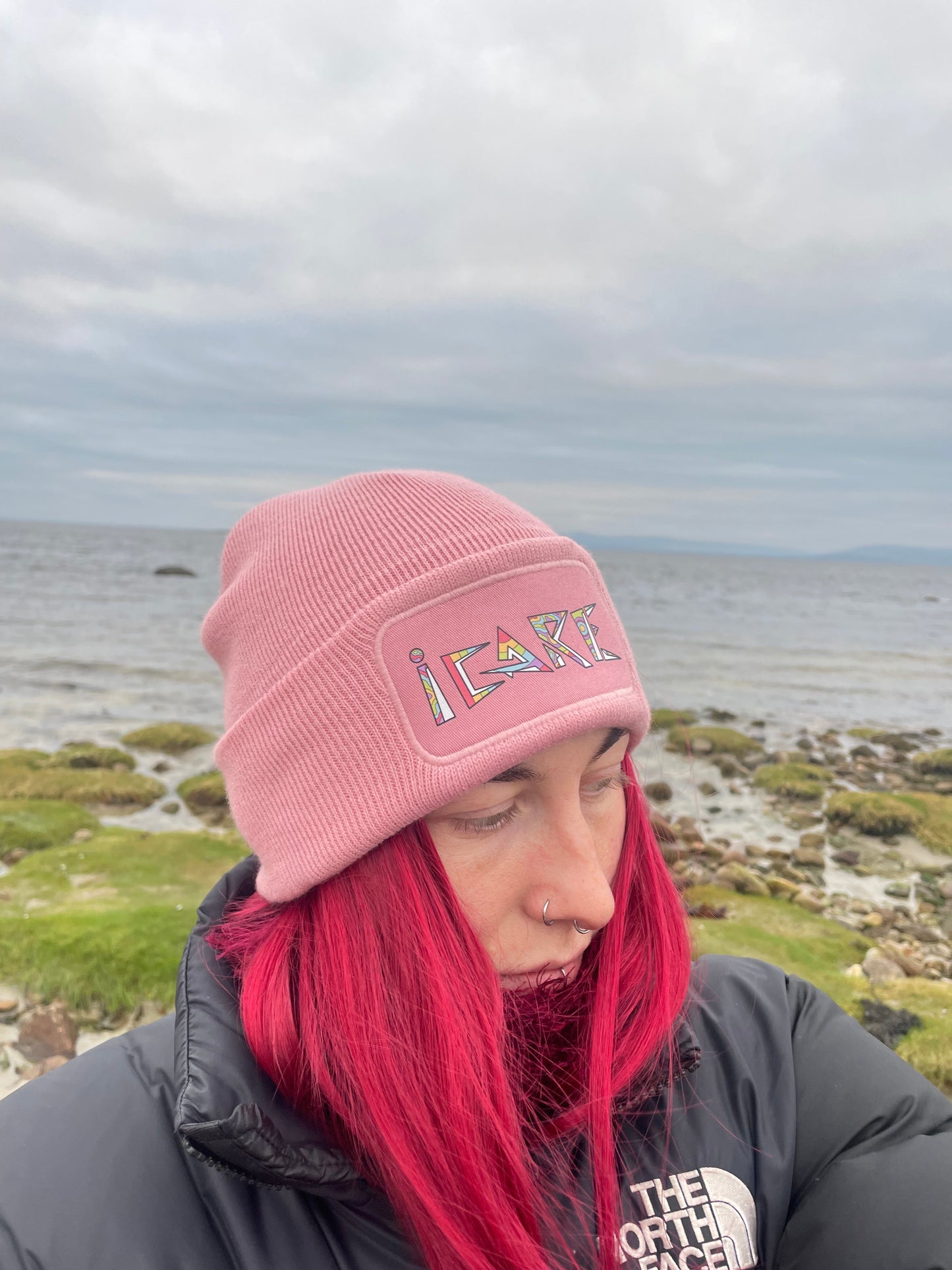 Pink iCare Beanie