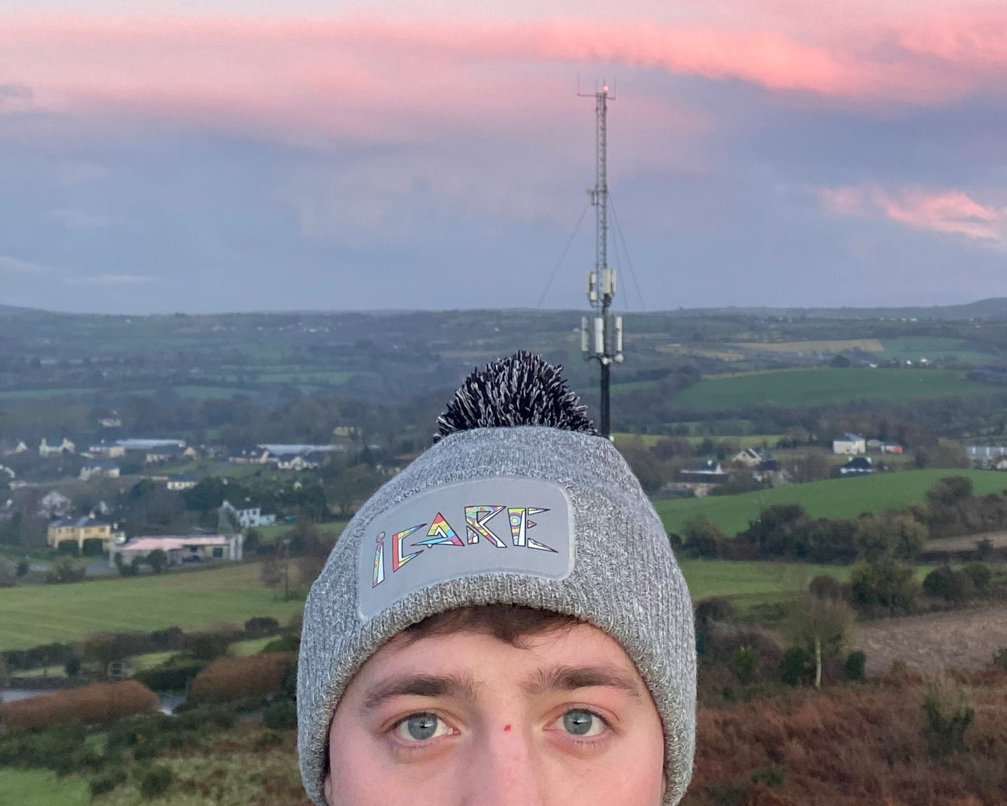 Grey iCare Beanie