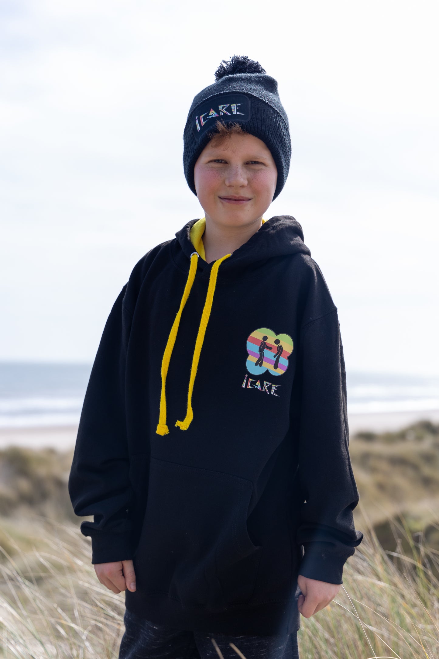 Black Warm iCare Beanie