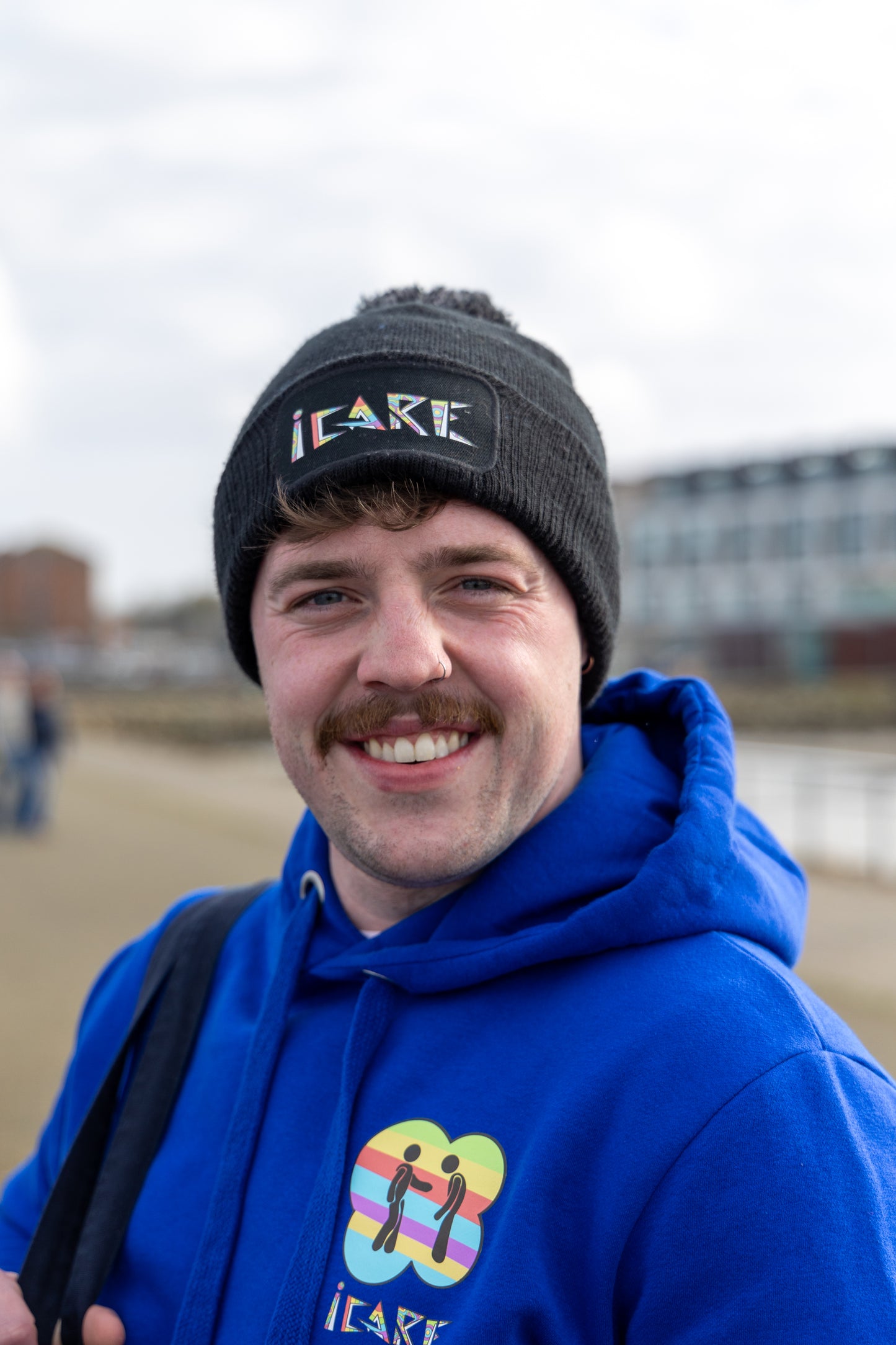 Black Warm iCare Beanie