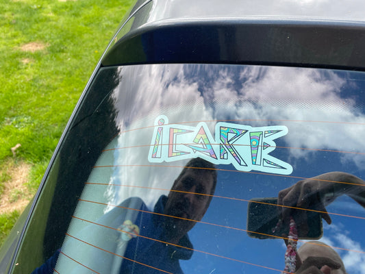 iCare Car Sticker