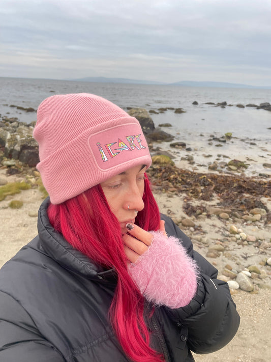 Pink iCare Beanie